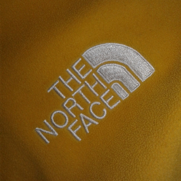 VTG The North Face Gore-Tex Windstopper Vest Yellow Zip Up Pockets Mens M fleece - Picture 8 of 8